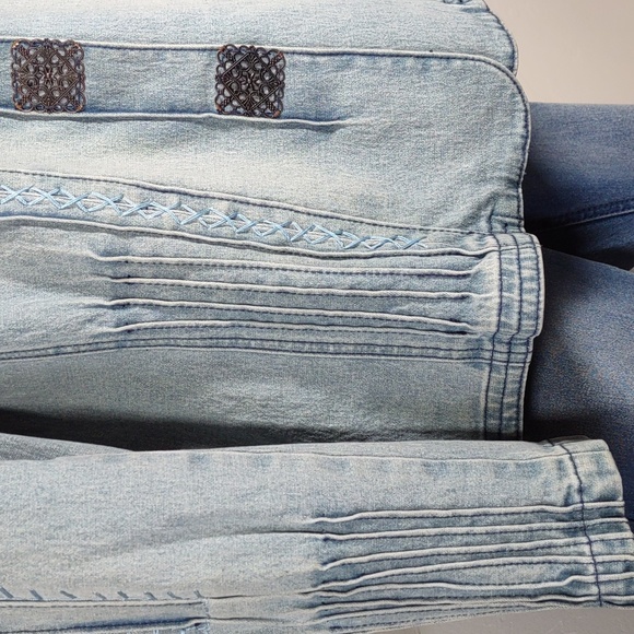DG2 by Diane Gilman Embellished Denim Jacket - Picture 7 of 13